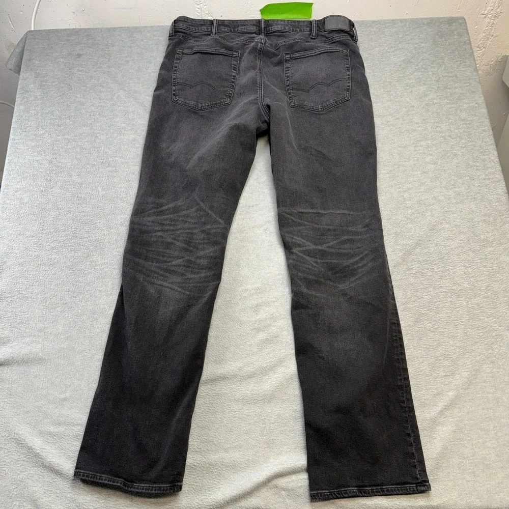 American Eagle Jeans‎ Mens 36x36 (37x34) Black Original Bootcut Airflex+ Stretch